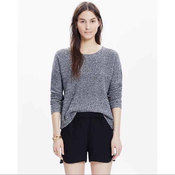 Madewell Drapey Pull-On Shorts in True Black Women’s XXS - Picture 9 of 9